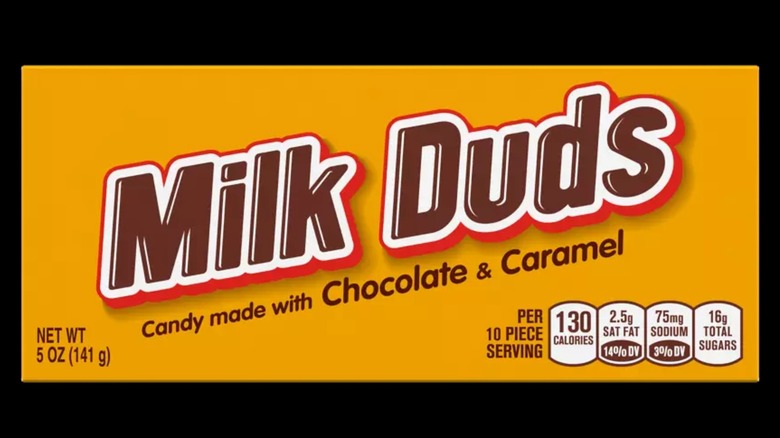 A box of Milk Duds