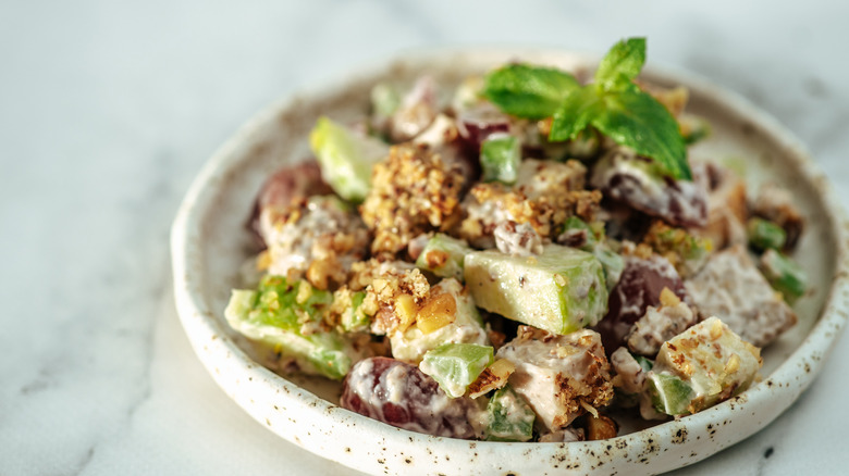 Waldorf chicken salad