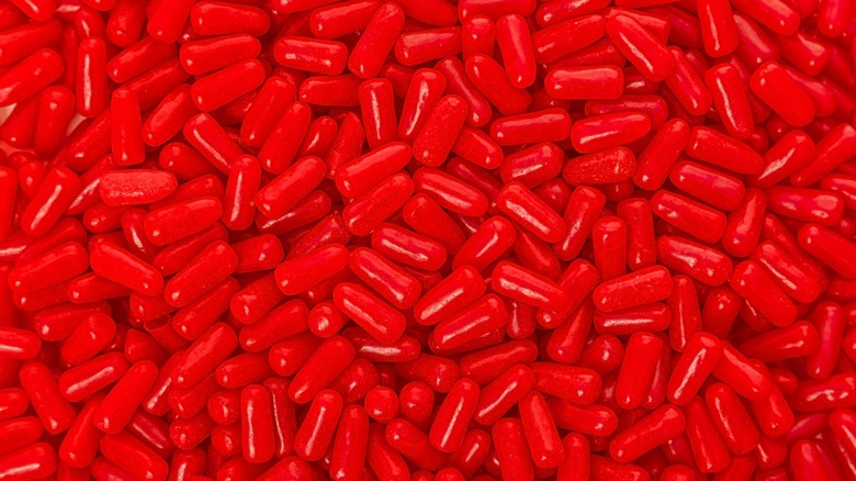 oile of red spicy candy