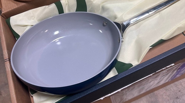 Lavender Caraway skillet in packaging