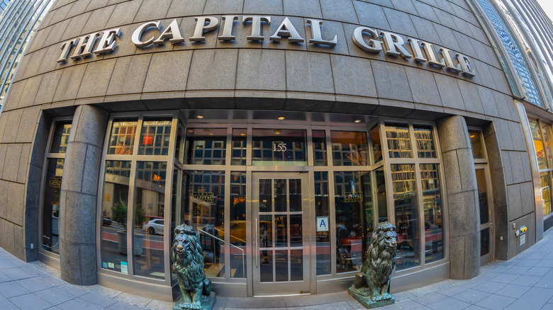 The Capital Grille facade in Chrysler Center