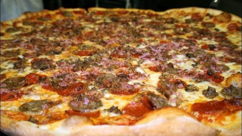 carnivore pizza from big pie in the sky