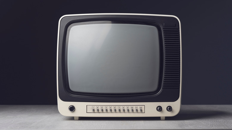 Vintage analog TV