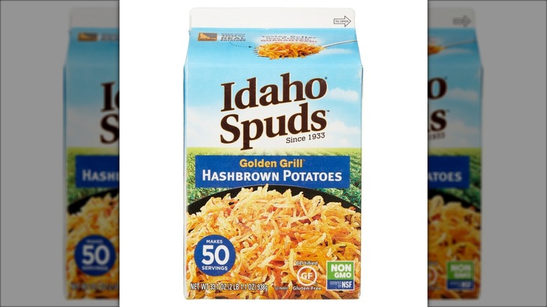 carton of dried hashbrown potatoes