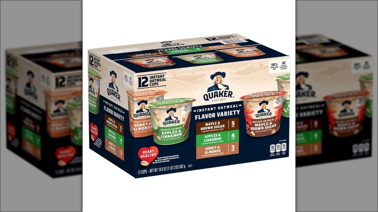 variety box of oatmeal cups