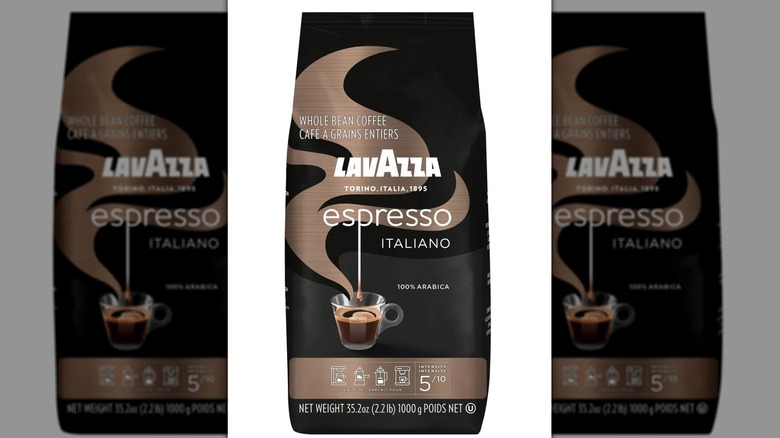 A pack of Lavazza Espresso Italiano Whole Bean Coffee