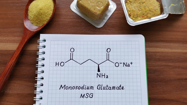 Chemical make-up of MSG