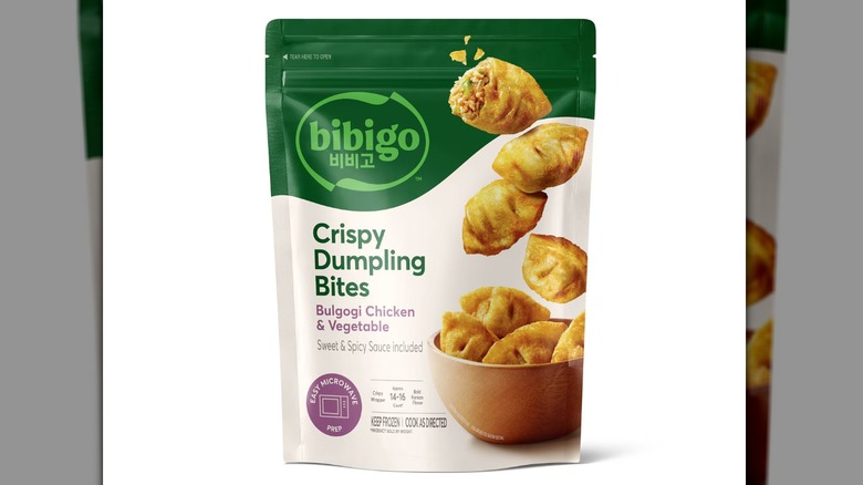 bibigo dumpling bites against white background