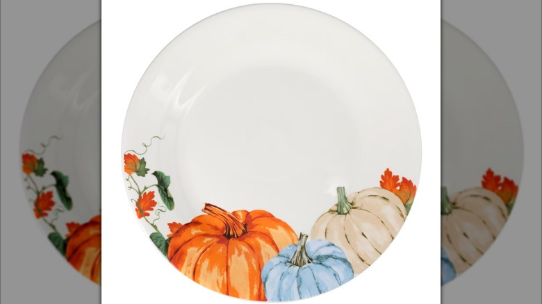 pumpkin plates from dollar tree