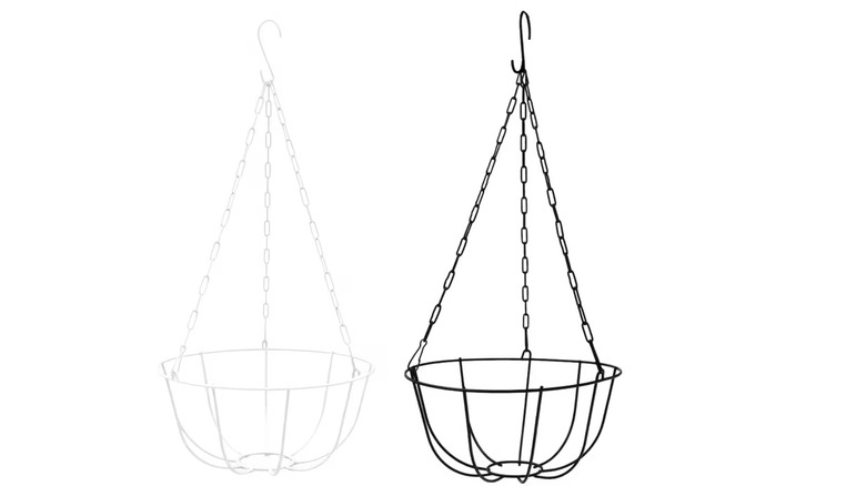 Garden Collection Hanging Wire Basket
