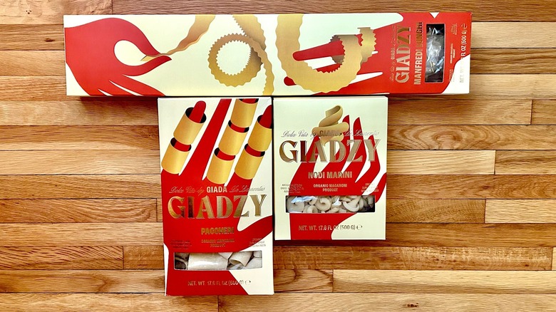 Giadzy organic pasta trio