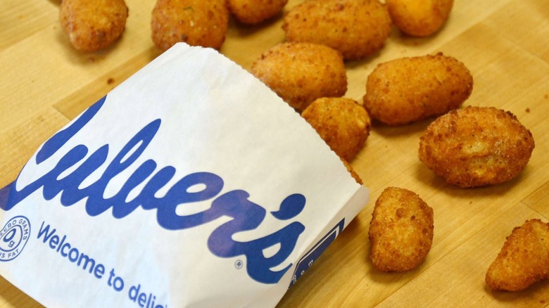 culver's cheese curd spilled on tabletop