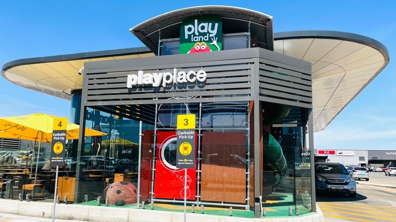 A newly-opened McDonald's PlayPlace