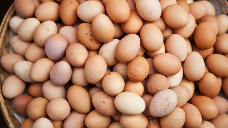 Pile of eggs