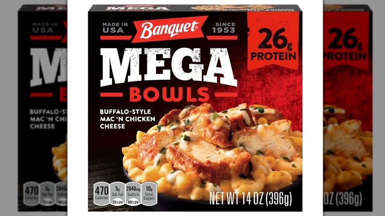Banquet Mega Bowls Buffalo-Style Mac 'N Chicken Cheese