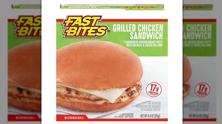 Fast Bites Microwaveable Grilled Chicken Sandwich