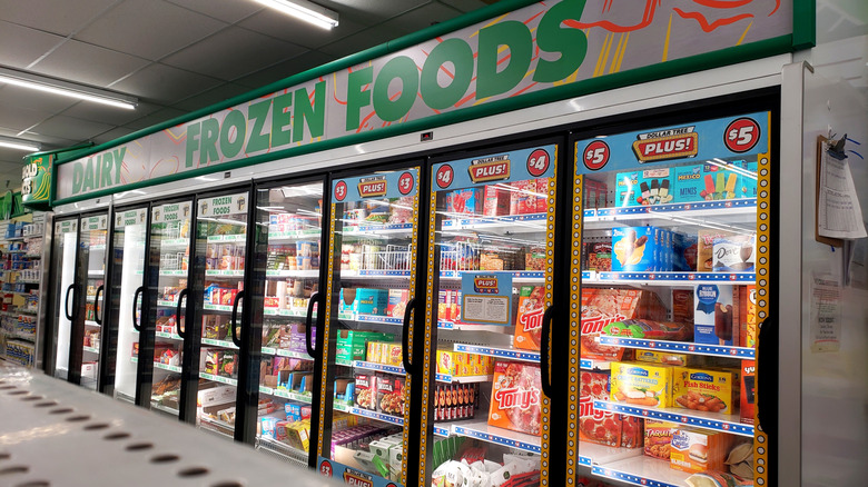 Dollar Tree's frozen section