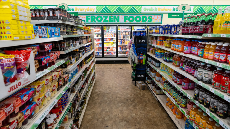 The inside of a Dollar Tree store