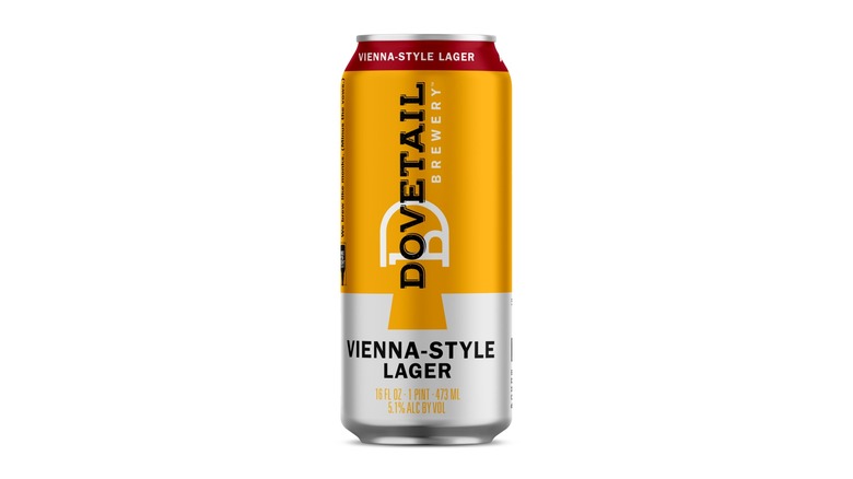 A can of Dovetail Brewery's Vienna Lager