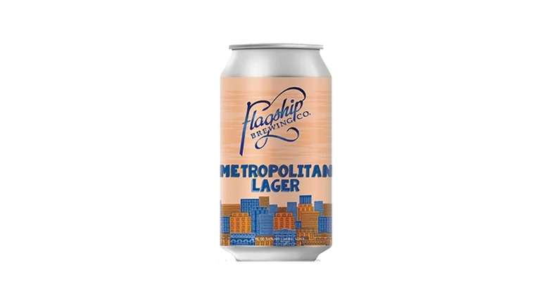 A can of Flagship Brewery's Metropolitan Lager