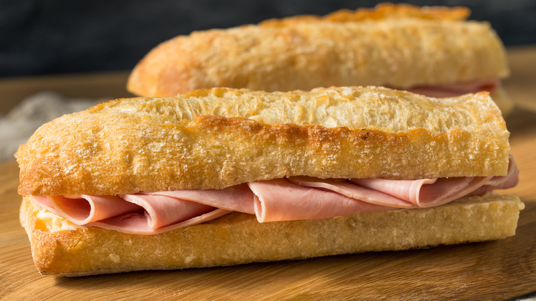 Jambon-beurre sandwiches