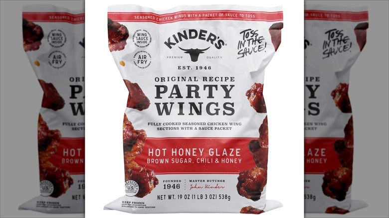 kinder's party wings with hot honey glaze