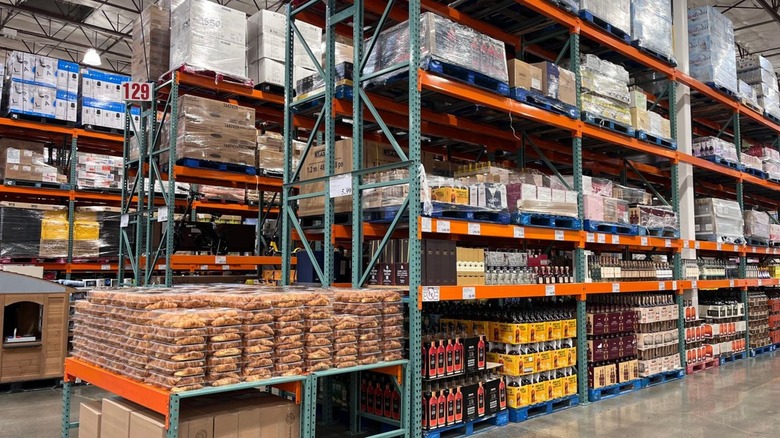 costco aisles with shelving