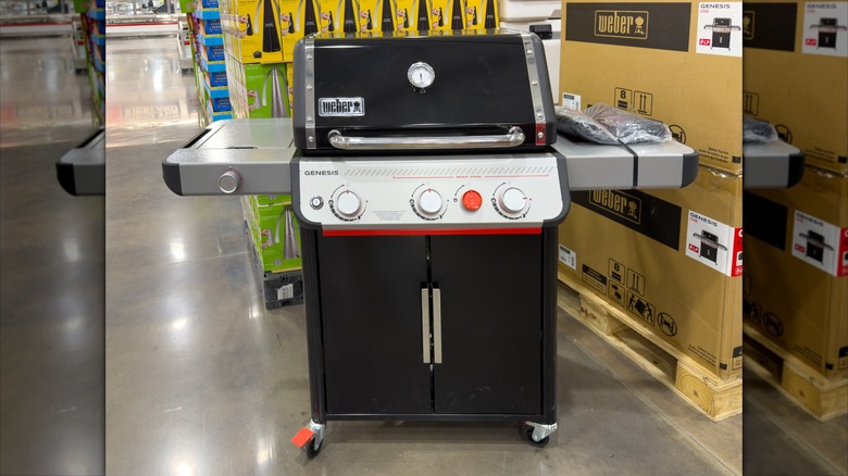 brand new grill inside store