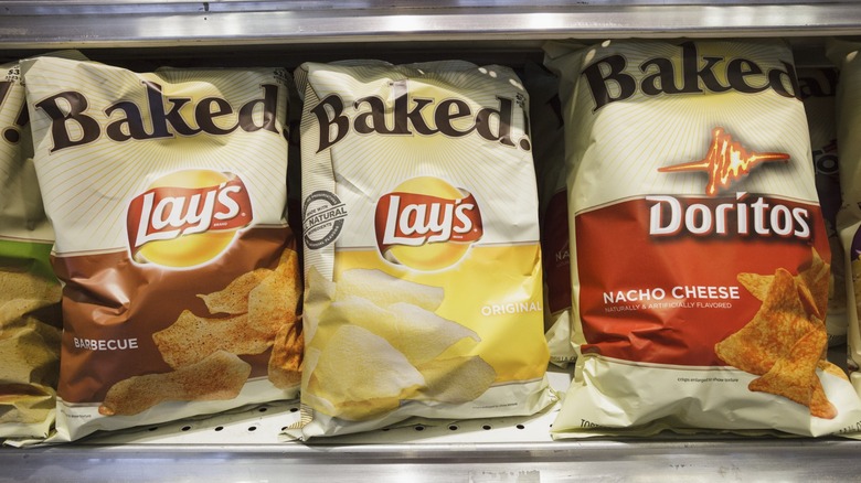 lay's baked on store shelf