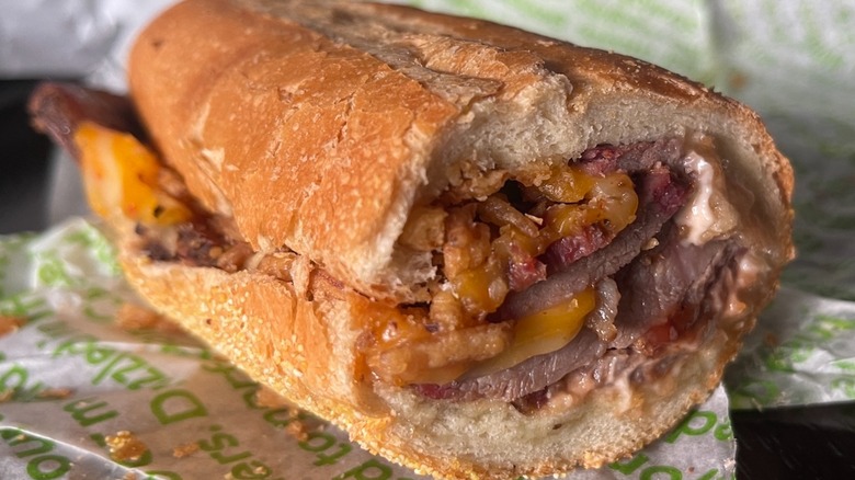publix sub with brisket and cheese