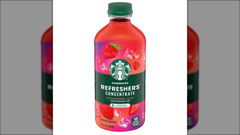 starbucks refresher concentrate in 32 ounce bottle