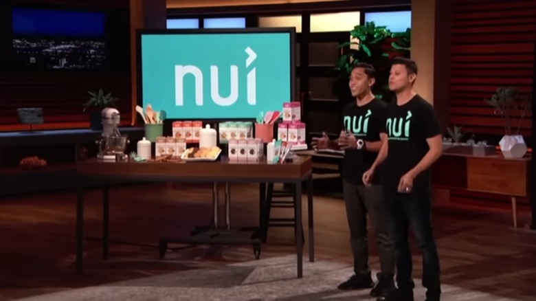 The founders of Nui present their product on Shark Tank