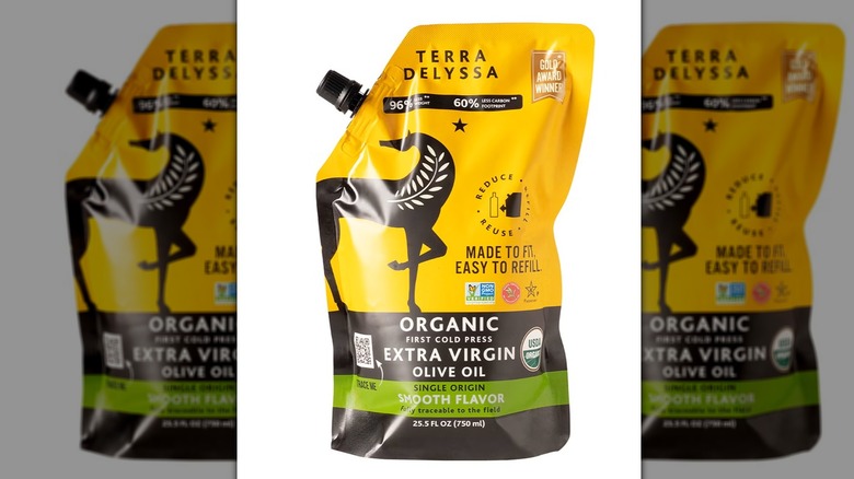 Terra Delyssa Organic Extra Virgin Olive Oil Refill Pouch