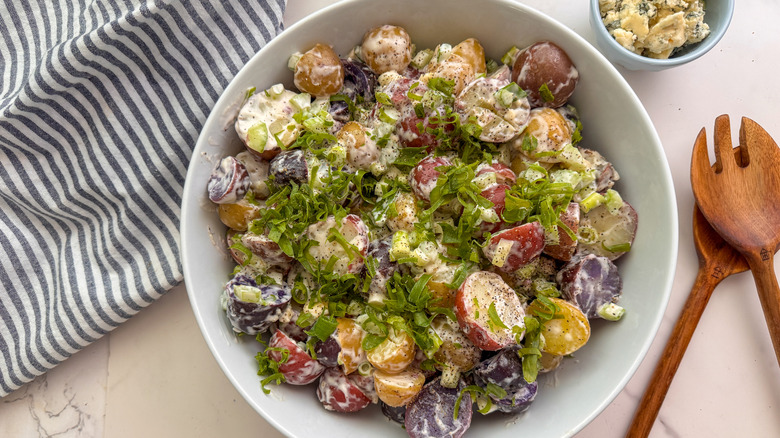 bowl of potato salad
