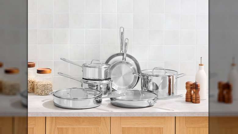 T-fal 12-piece Tri-Ply Stainless Steel Cookware Set