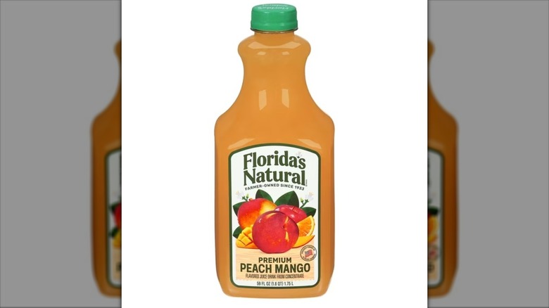 quart of peach mango juice