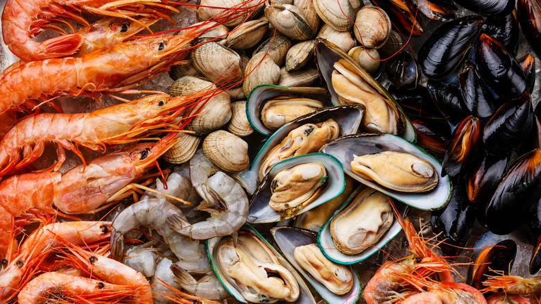 Various shellfish
