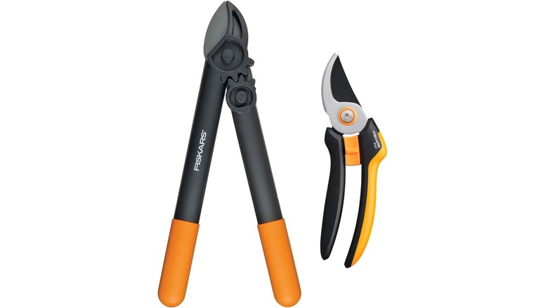Fiskars Lopper & Hand Pruner Garden Trimming Set