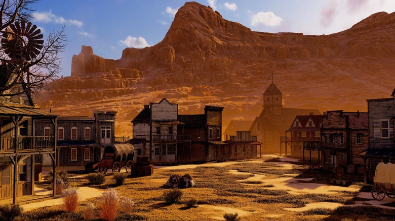ghost town of the old west