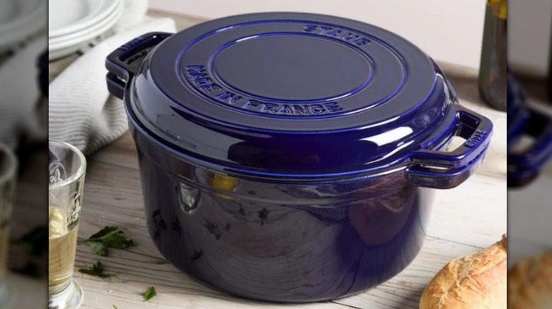 The Staub braise and grill set