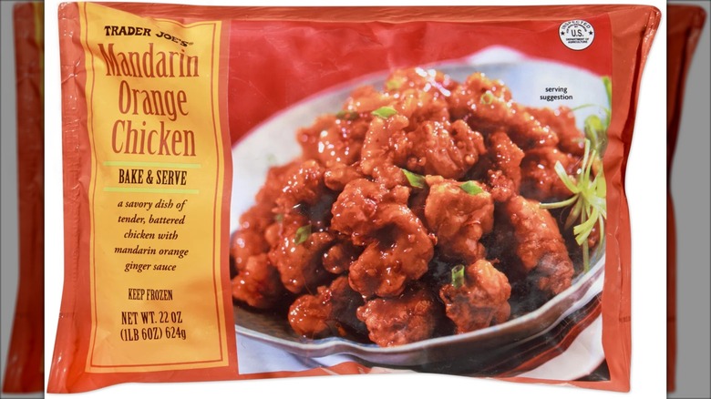 orange bag of mandarin orange chicken
