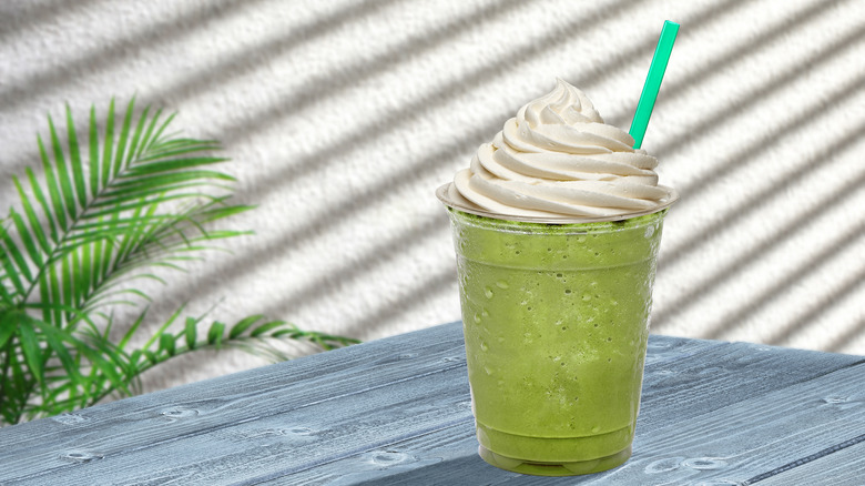 Starbucks Luck of the Matcha Crème Frappuccino