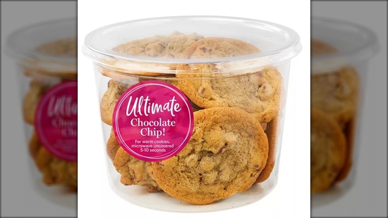 wegmans cookie bucket with reddish label