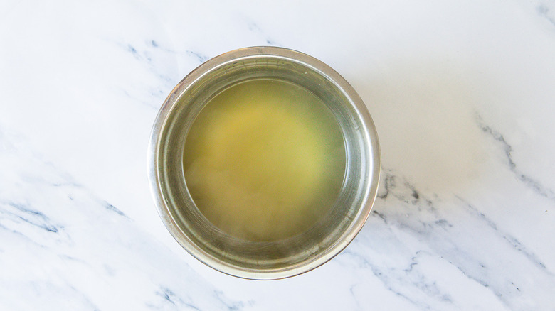 Corn stock in bowl