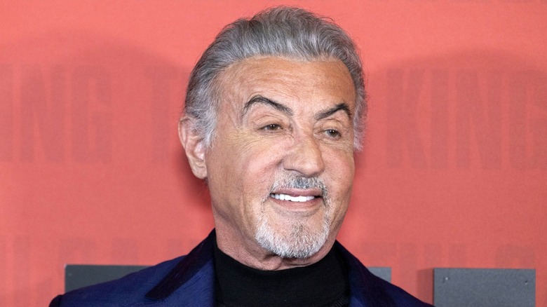 sylvester stallone on the red carpet