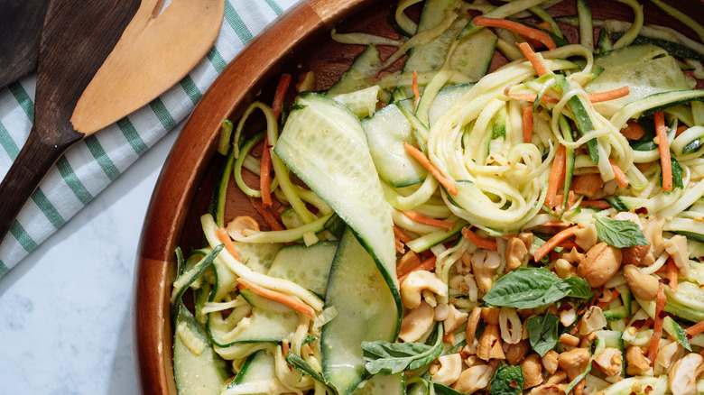 Thai peanut noodle salad