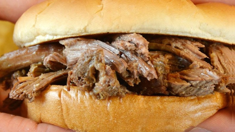Culver's beef pot roast sandwich
