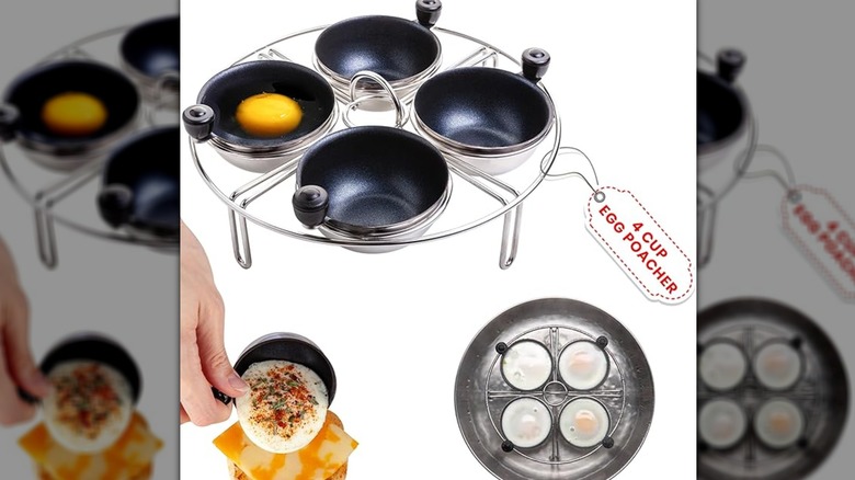 Eggssentials Egg Poacher Stainless Steel Insert