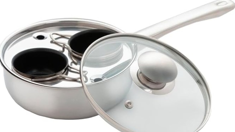 Excelsteel 18/10 Stainless Steel 2 Cup Egg Poacher