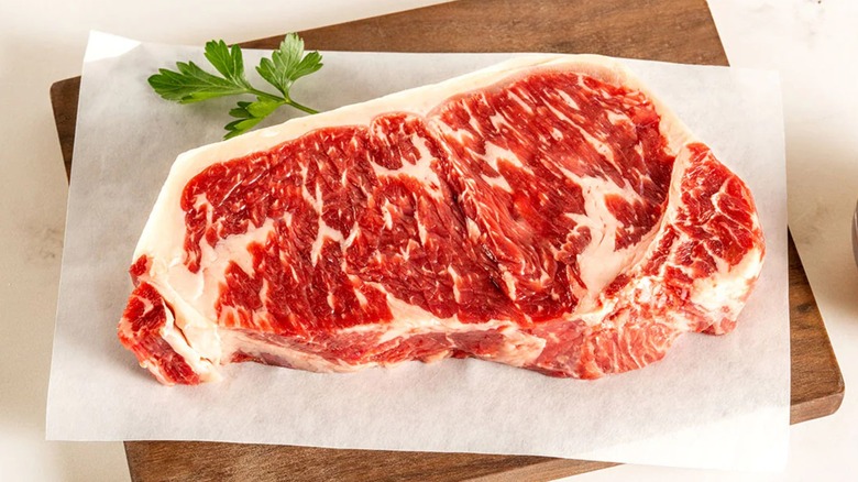 New York strip loin steak from ButcherBox
